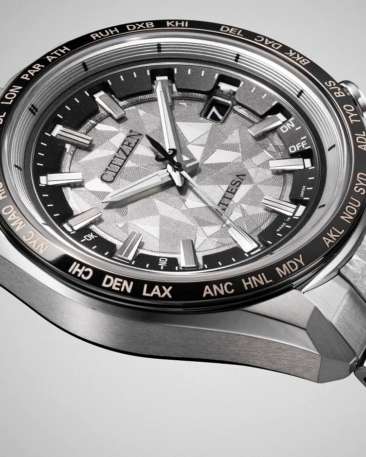 ATTESA Platinum Shine Silver-Tone Dial Super Titanium with ATTESA Platinum Shine Silver-Tone Dial Super Titanium with